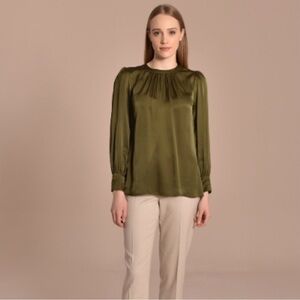 H&M Olive Green Blouse